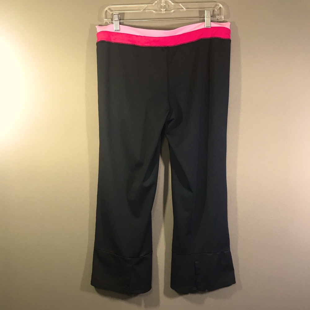 Champion Black and Pink Capris Workout Pants